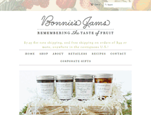 Tablet Screenshot of bonniesjams.com